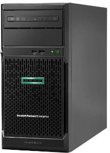 HPE ProLiant ML30 Gen10 Server, Intel Xeon E-2124, 3.3 GHz, 8GB DDR4, 350 W, Ethernet, Tower (4U) - P06781-S01