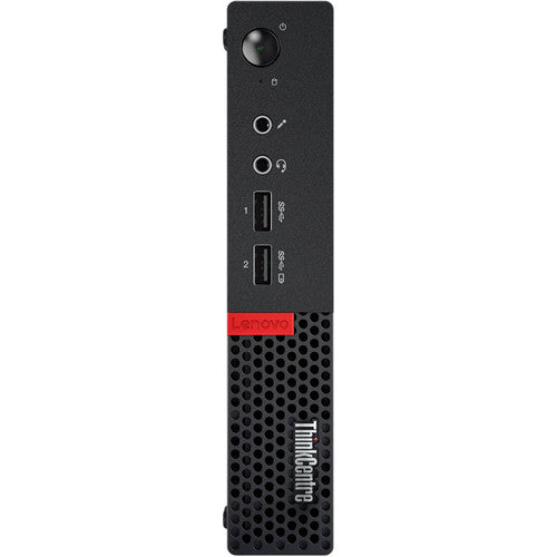 Lenovo ThinkCentre M710q Tiny Desktop PC, Intel Core i5-7500T, 2.70GHz, 4GB RAM, 500GB HDD, 16GB Optane, Windows 10 Pro-64Bit, Black- 10MR006XUS