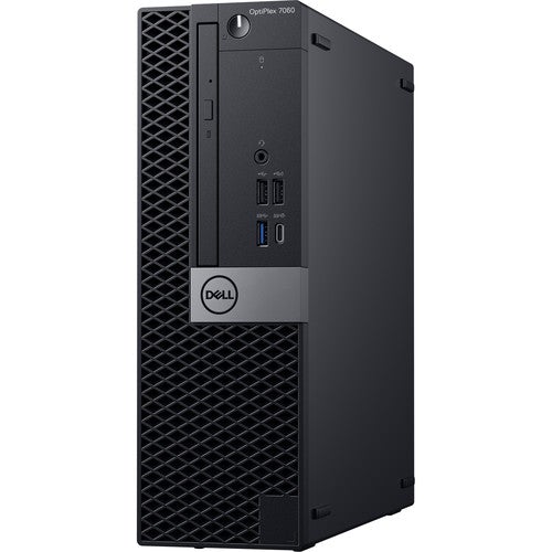 Dell OptiPlex 7060 SFF Desktop PC, Intel i5-8500, 3.0GHz, 16GB RAM, 256GB SSD, Win10P - 203DE7060i5G8DSREF (Refurbished)