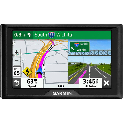Garmin Drive 52 Automobile Portable GPS Navigator, 5" Touchscreen Color Display, Mountable, Black - 010-02036-07