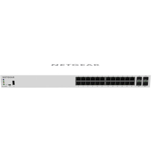 Netgear Insight Managed 52-Port Gigabit PoE+ Ethernet Smart Cloud Switch, 2 SFP + 2 10G SFP+ fiber Ports GC752XP-100NAS