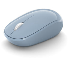 Microsoft Bluetooth Mouse, Wireless, 2.4GHz, 4 Buttons, Vertical Scrolling, Pastel Blue - RJN-00013