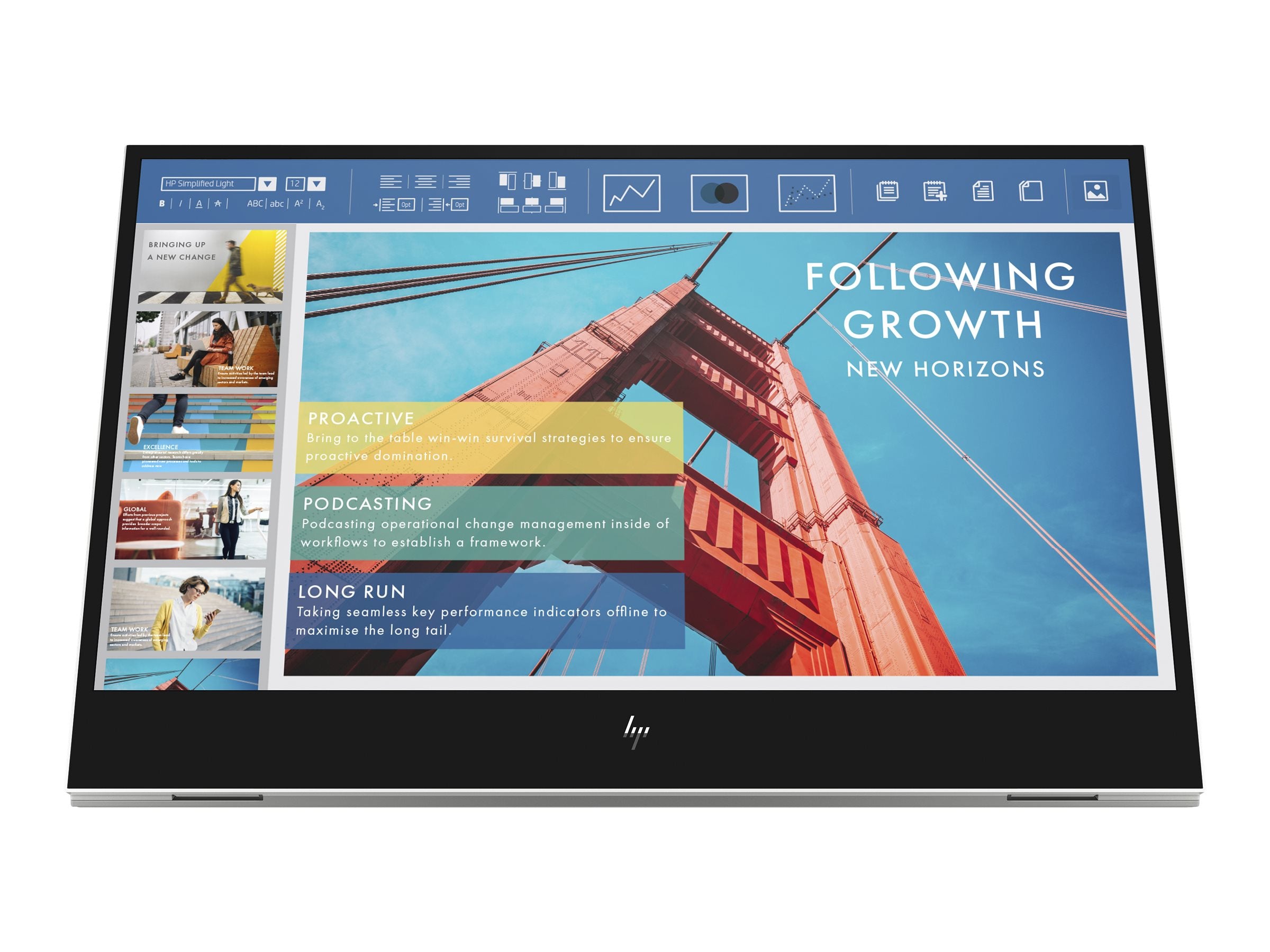 HP E14 G4 14" FHD Portable Monitor, 16:9, 5MS, 800:1-Contrast - 1B065AA#AC3