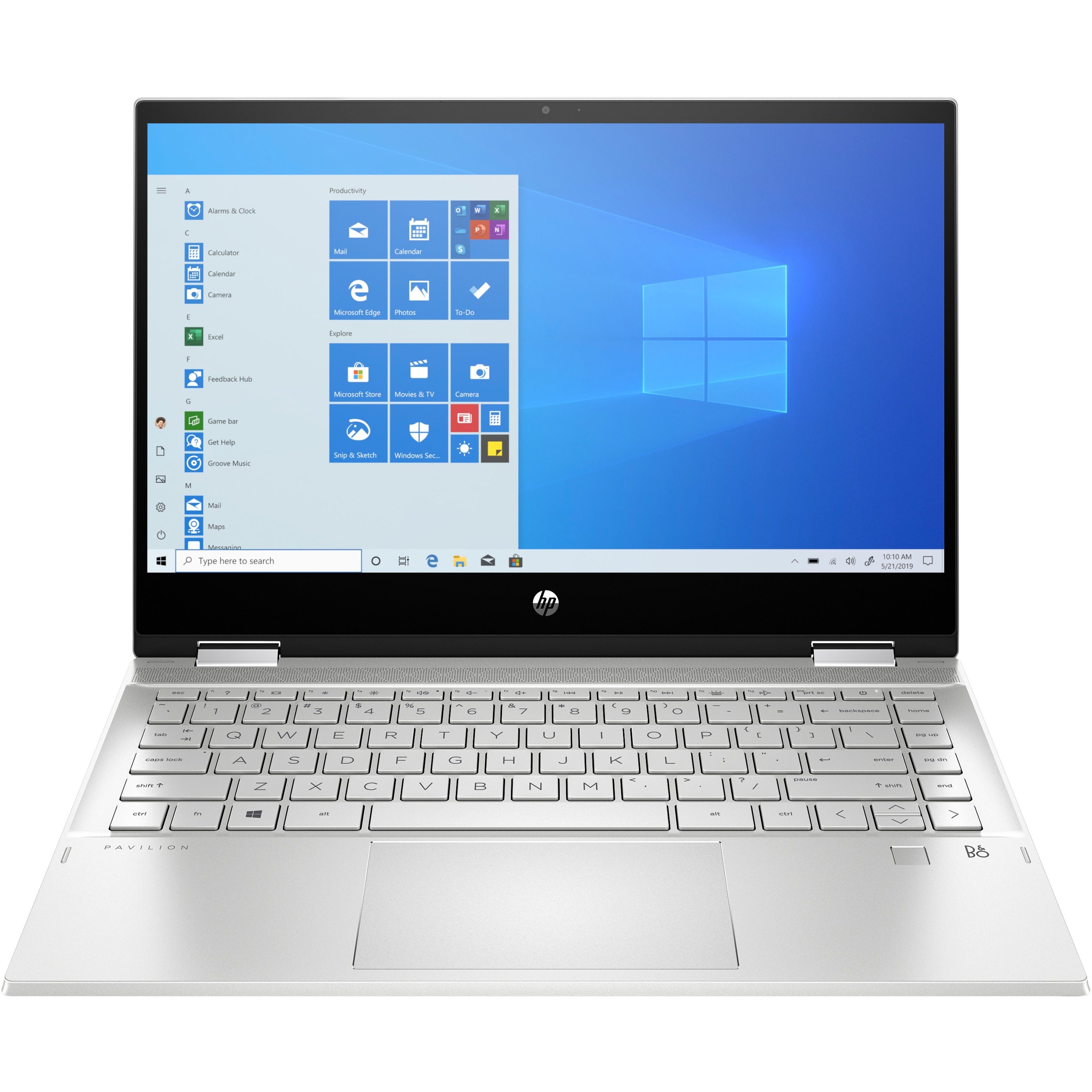 HP Pavilion X360 14-dw1010nr 14" FHD Convertible Notebook, Intel i5-1135G7, 2.40GHz, 12GB RAM, 256GB SSD, Win10H - 320J2UA#ABA