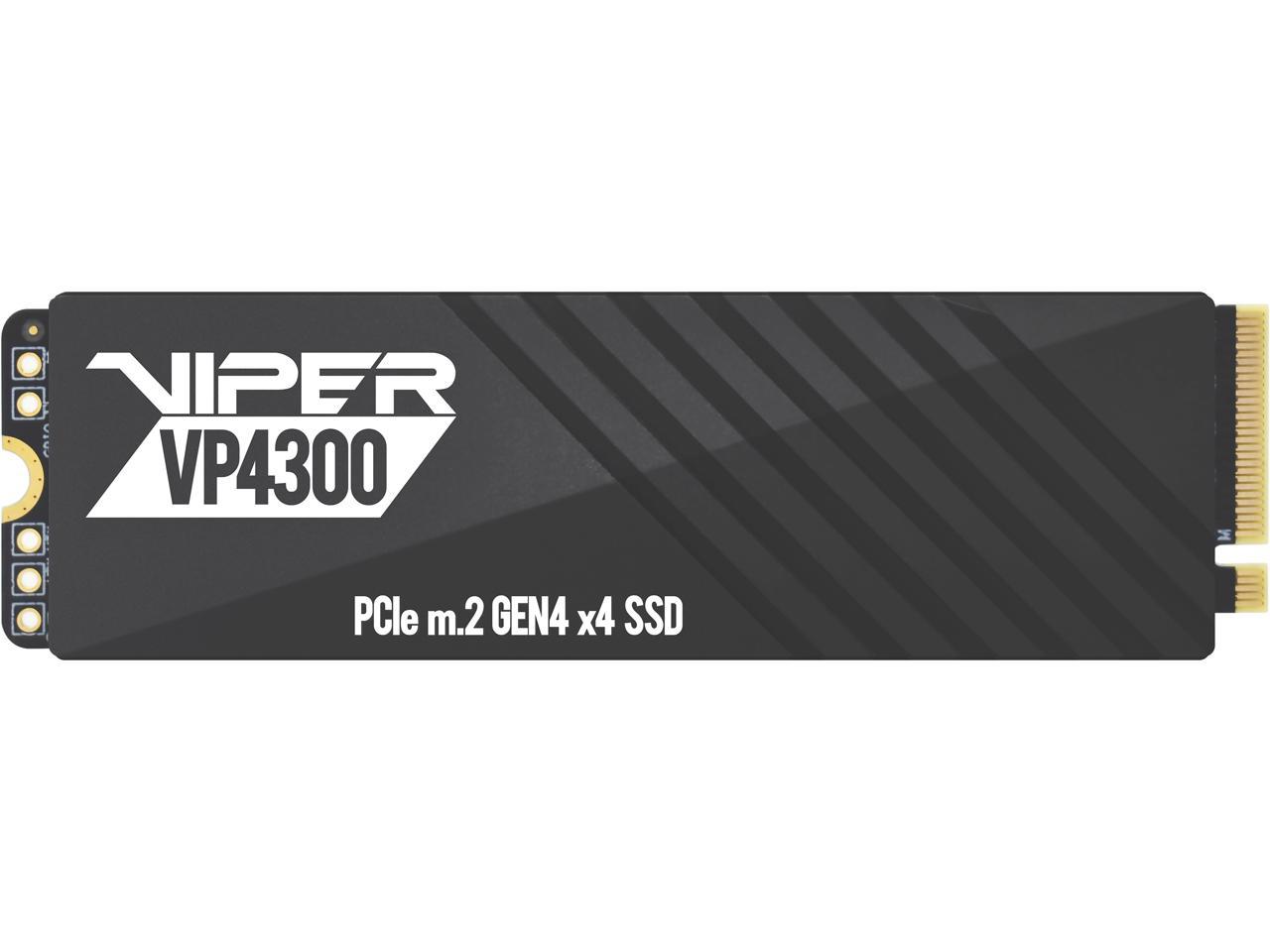 Patriot Memory Viper VP4300 2TB Internal Solid State Drive, M.2 PCIe Gen4 x 4 Gaming SSD - VP4300-2TBM28H