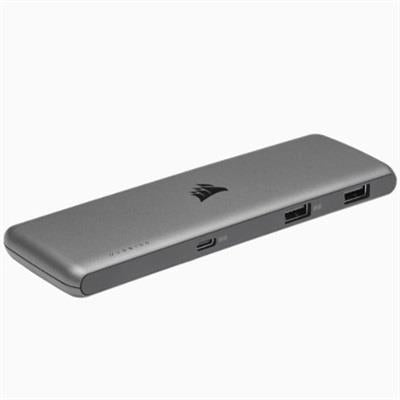 Corsair USB100 7-Port USB-C/USB-A Expansion Hub, 3x USB Type-C, 4x USB Type-A - CU-9000003-NA