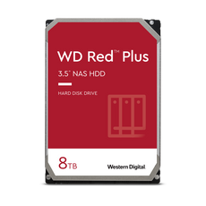 Western Digital Red Plus 8TB 3.5" NAS Internal Hard Drive, 128MB Cache, 5640 RPM, SATA 6.0Gb/s - WD80EFZZ