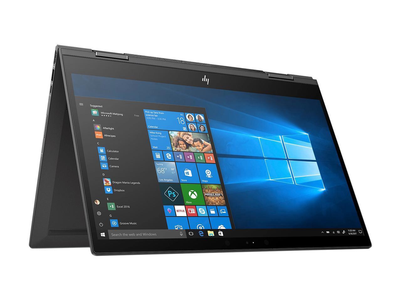 HP Envy x360 15-cp0010ca 15.6" FHD (Touchscreen) Convertible Notebook, AMD Ryzen 7, 2.00GHz, 8GB RAM, 1TB HDD, Windows 10 Home 64-Bit- 4BQ01UA#ABL (Certified Refurbished)