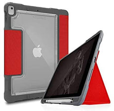 STM Goods Dux Plus Duo Carrying Case for 10.2" Apple iPad (7th Gen) Tablet, Red- stm-222-236JU-02
