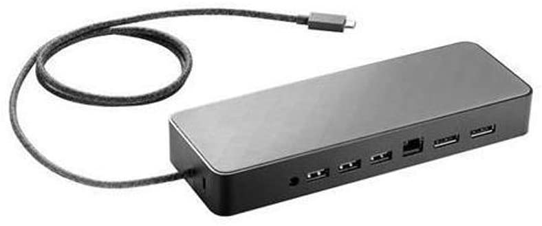HP USB-C Universal Dock with 4.5 mm and USB Dock Adapter - 2UF95AA#ABA
