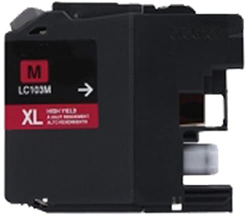 Brother Genuine High-Yield Magenta Ink Cartridge, 600 Pages - LC103M