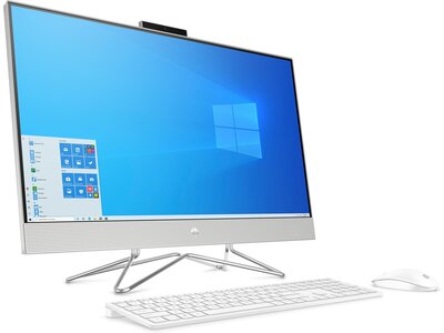 HP 27-dp0032ds 27" FHD All-in-One Computer, AMD R3-4300U, 2.70GHz, 8GB RAM, 512GB SSD, Win10H - 1K0F5AA#ABA (Certified Refurbished)