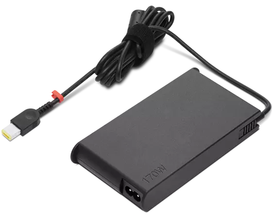 Lenovo Slim 170W AC Adapter, Slim Tip Charger for ThinkPad Mobile Workstation - 4X20S56697