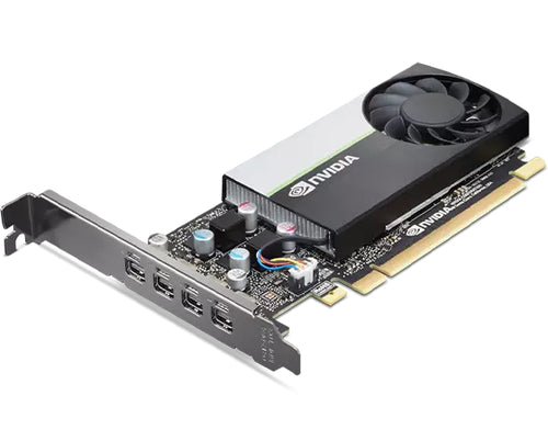 Lenovo NVIDIA T600 Workstation Graphics Card, 4GB GDDR6, 4xmini DisplayPort - 4X61E26090