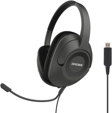 Koss SB42 USB Communication Headset, Wired, Detachable Cord, Black - 195340
