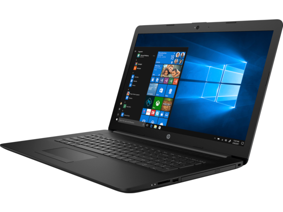 HP 17-by0000 17.3" FHD (Non-Touch) Notebook, AMD A9-9425, 3.10GHz, 8GB RAM, 1TB SATA, Windows 10 Home 64-Bit- 5ME43U8#ABA
