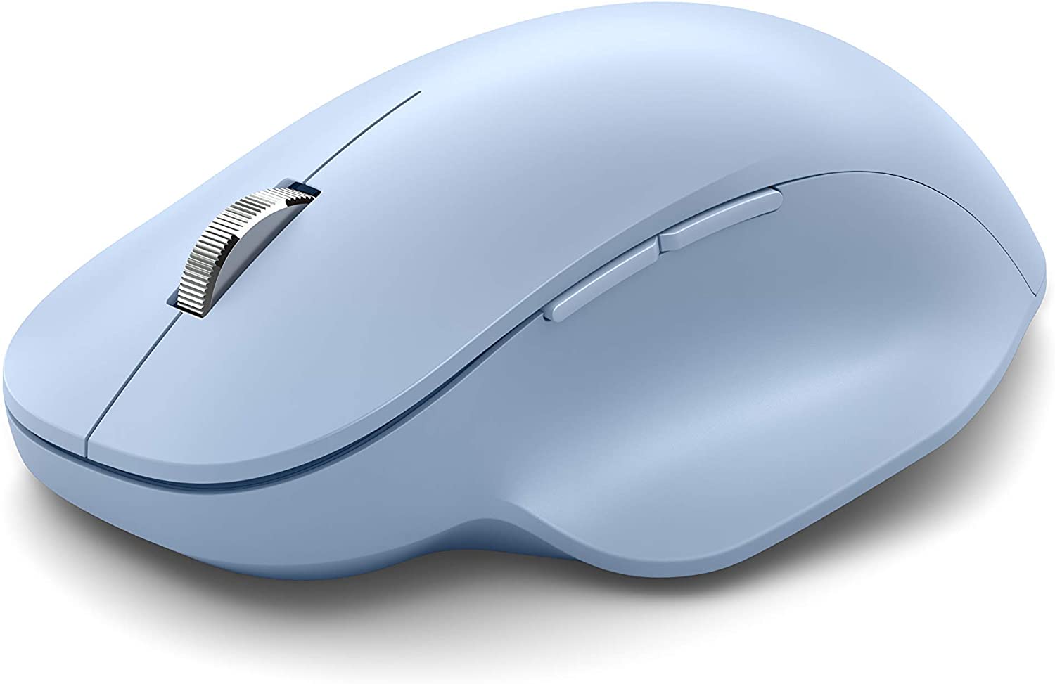 Microsoft Bluetooth Ergonomic Mouse, 2.4 GHz, 5 Buttons, Pastel Blue - 222-00049