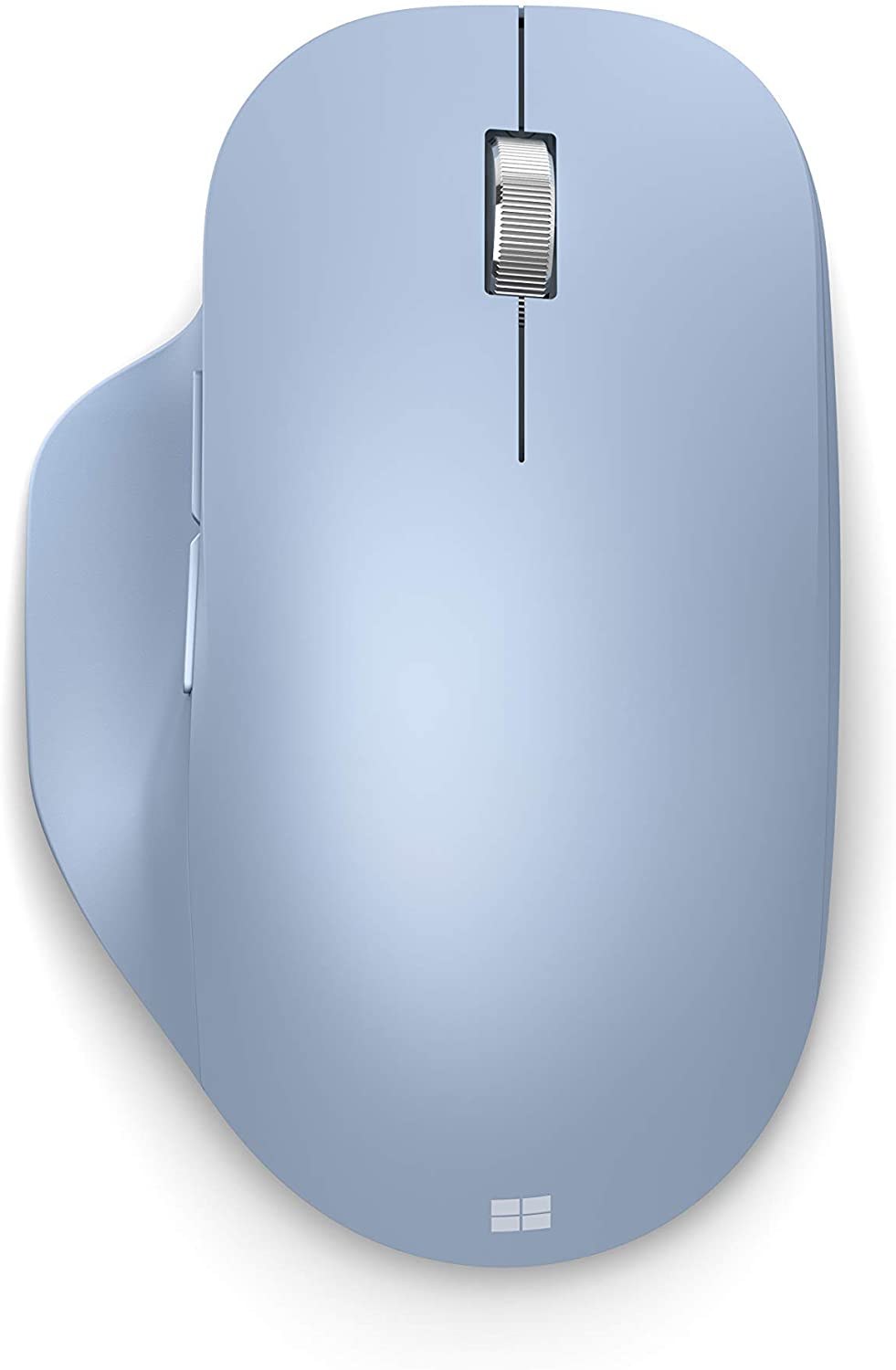 Microsoft Bluetooth Ergonomic Mouse, 2.4 GHz, 5 Buttons, Pastel Blue - 222-00049