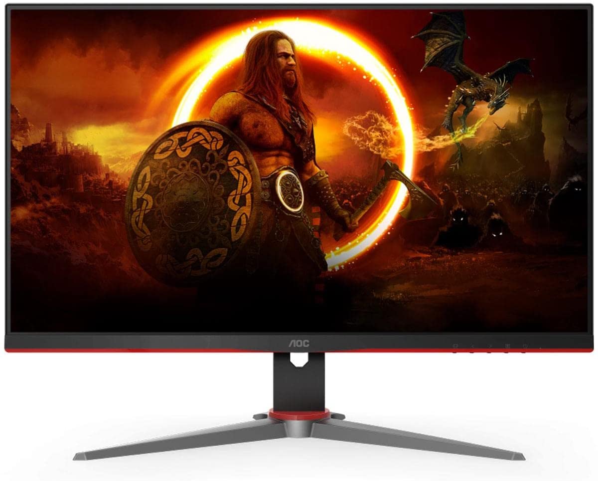 AOC 24G2E 23.8" FHD LED Gaming Monitor, 1ms, 16:9, 80M:1-Contrast - 24G2E