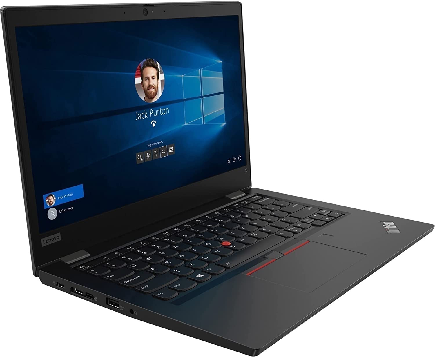 Lenovo ThinkPad L13 Gen-2 13.3" FHD Notebook, AMD R5-5650U, 2.30GHz, 8GB RAM, 256GB SSD, Win10P - 21AB002GUS