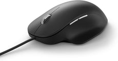 Microsoft Ergonomic Mouse, Wired, USB 2.0, 5 Buttons, 1000 DPI, Black - RJG-00001