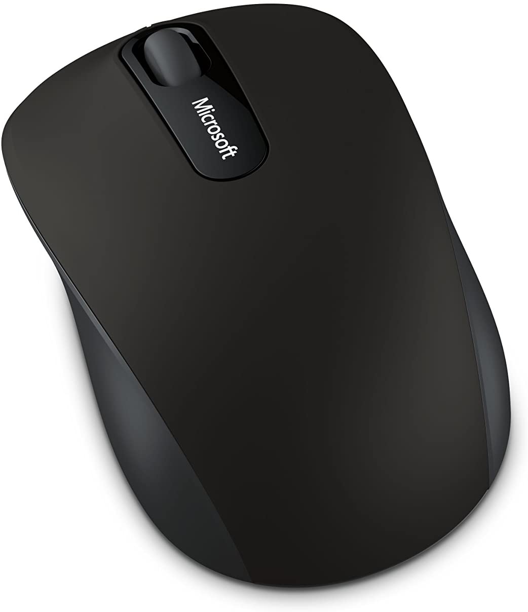 Microsoft Bluetooth Mobile Mouse 3600, 2.4GHz, BlueTrack, 4-way Scrolling, Black - PN7-00001