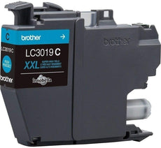 Brother Genuine Super High-Yield Cyan Ink Cartridge, 1500 Pages - LC3019C
