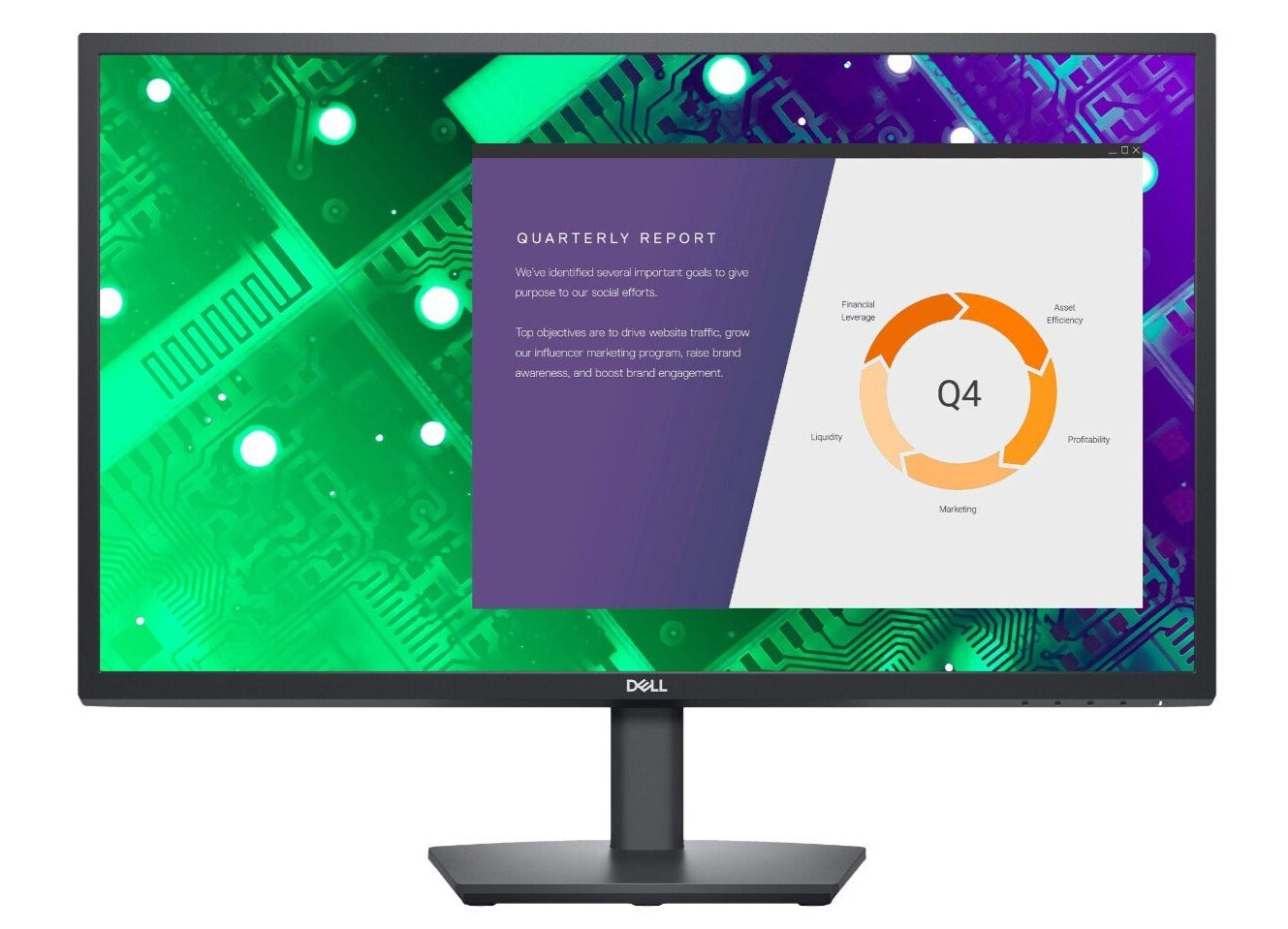 Dell E2722HS 27" FHD LED LCD Monitor, 8ms, 16:9, 1000:1-Contrast - DELL-E2722HS (Refurbished)