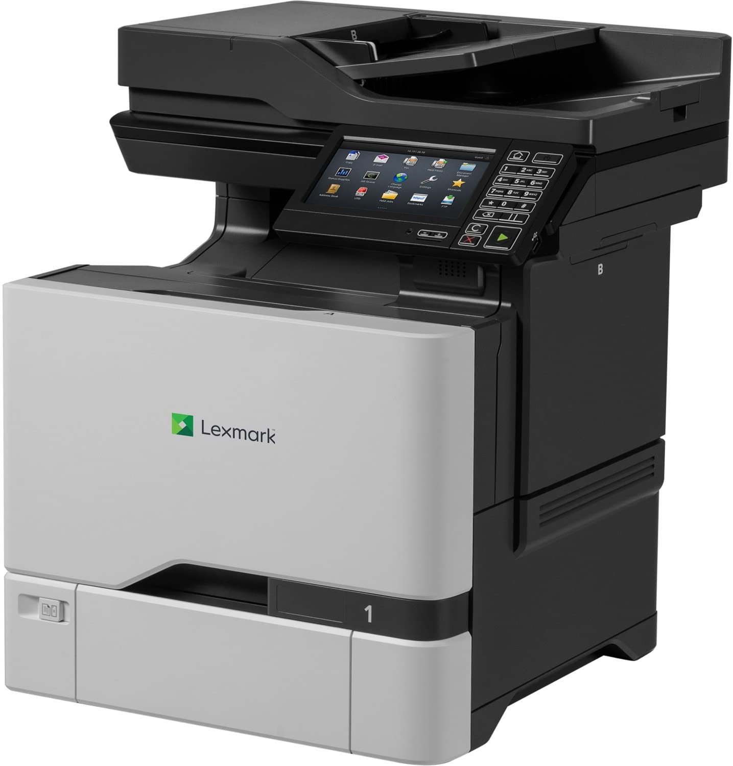 Lexmark CX725de Color Laser Multifunction Printer, 50 ppm, Duplex, Ethernet, USB - 40C9500