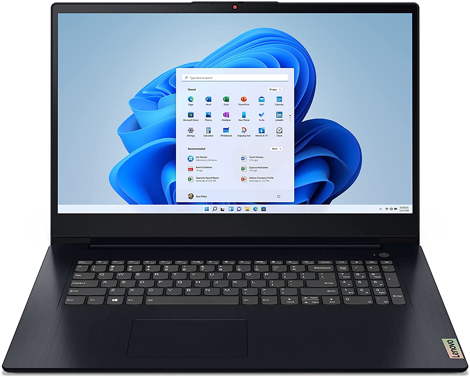Lenovo IdeaPad 3 17ALC6 17.3" HD+ Notebook, AMD R5-5500U, 2.10GHz, 12GB RAM, 256GB SSD, Win11H - 82KV006SUS (Refurbished)