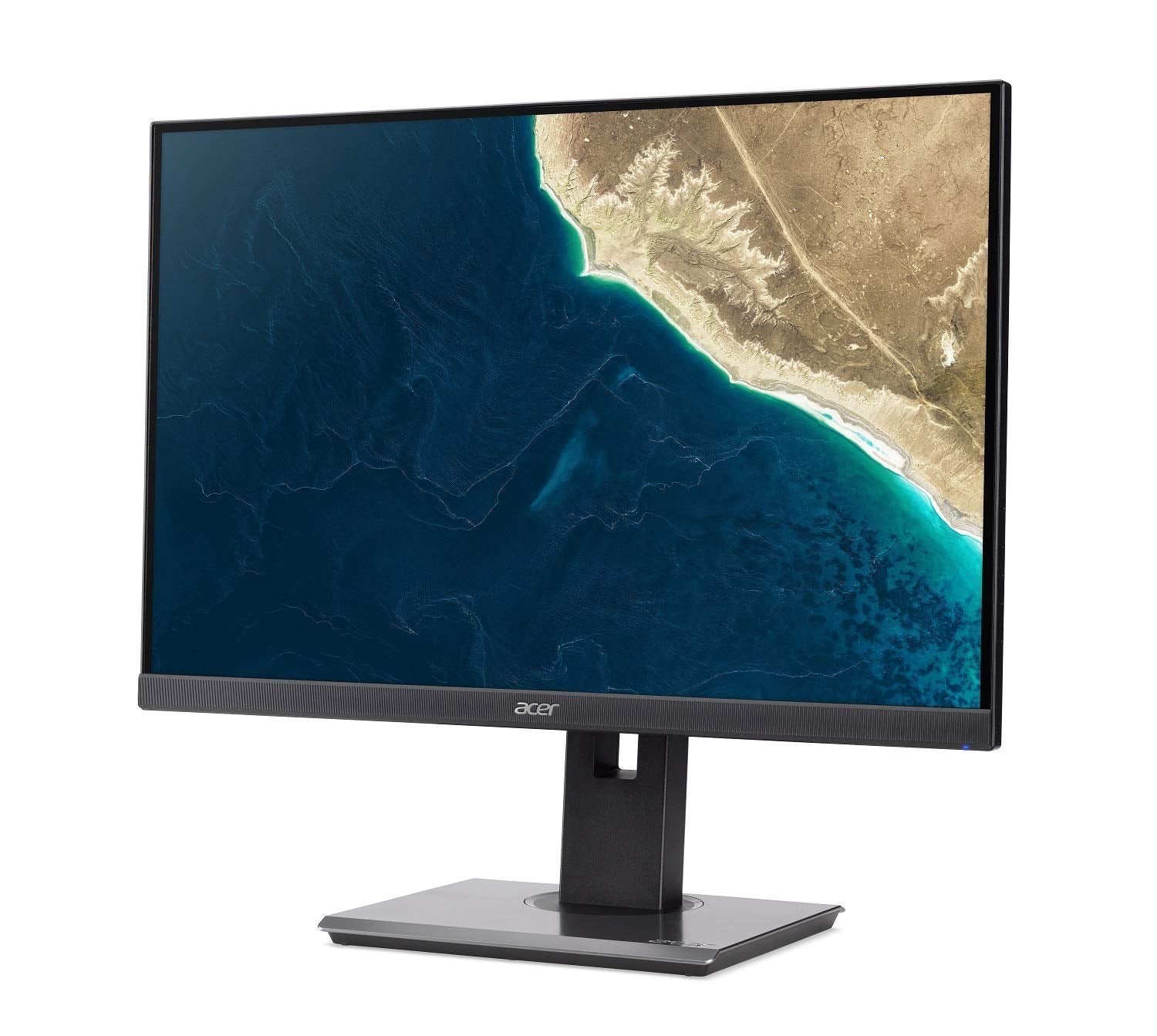 ACER B247W bmiprzx 24" WUXGA IPS LED Monitor, LCD Display, 4MS-Response, 16:10, 100M:1-Contrast, Speakers, Tilt/Swivel/Height Adjustment - UM.FB7AA.001