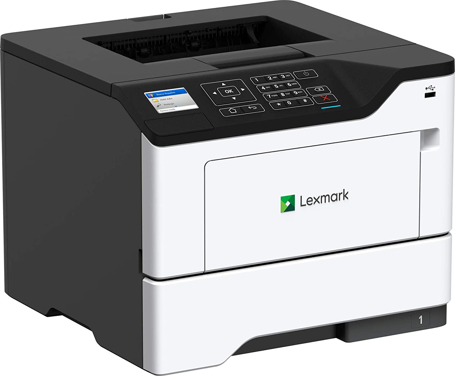 Lexmark B2650dw Monochrome Laser Printer, 50 ppm, Duplex, Ethernet, USB, WiFi - 36SC471
