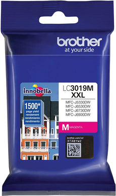 Brother Genuine Super High-Yield Magenta Ink Cartridge, 1500 Pages - LC3019M