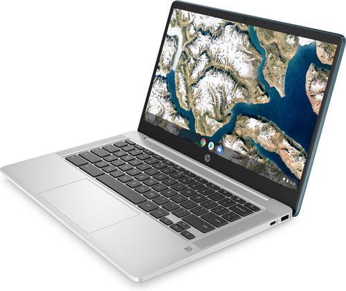 HP 14a-na0062tg 14" HD Chromebook, Intel Pentium Silver N5030, 1.10GHz, 4GB RAM, 128GB eMMC, Chrome OS - 60L06UA#ABA (Certified Refurbished)