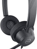 Dell Pro Stereo Headset - WH3022, Wired, USB, Adjustable Headband, Black - DELL-WH3022