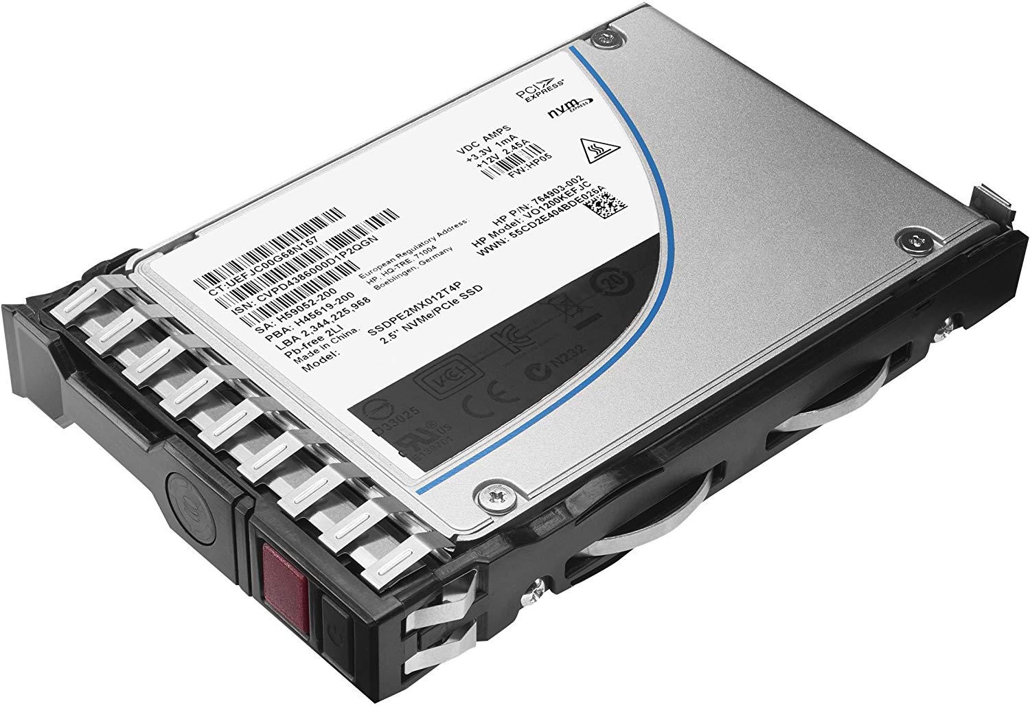 HPE 800 GB 2.5" SFF Internal Solid State Drive, 2600 MB/s, 1700 MB/s - 736939-B21