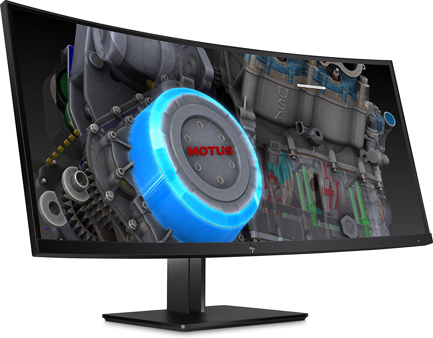 HP Z38c 37.5" UWQHD+ Curved Monitor, 21:9, 14MS, 5M:1-Contrast - Z4W65A8#ABA
