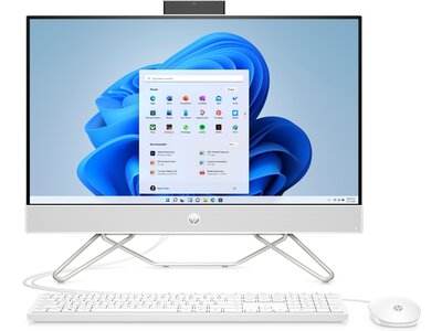 HP 24-cb1224 23.8" FHD All-in-One PC, AMD R5-5625U, 2.30GHz, 8GB RAM, 1TB SSD, Win11H - 577B8AA#ABA (Certified Refurbished)