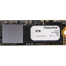 VisionTek 8TB QLC M.2 Internal Solid State Drive, 3D NAND NVMe PCIe SSD - 901365