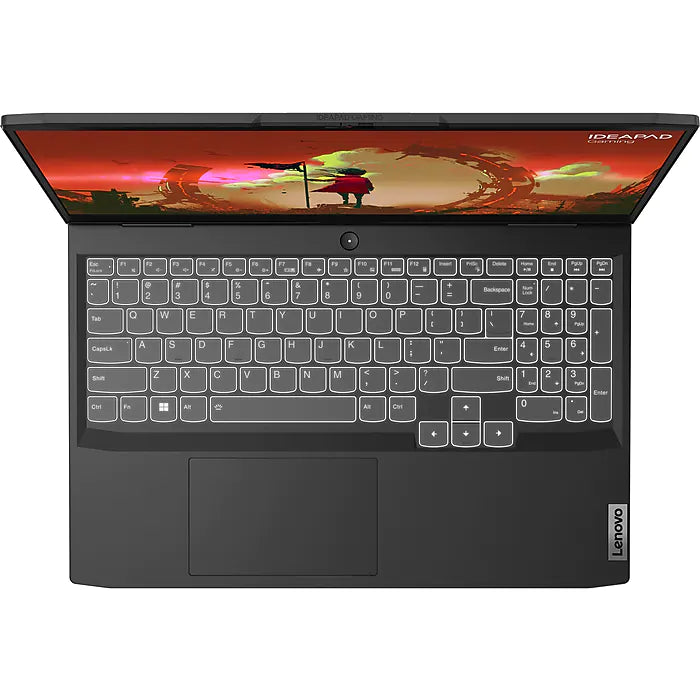 Lenovo IdeaPad Gaming 3 15ARH7 15.6" FHD Notebook, AMD R5-6600H, 3.30GHz, 8GB RAM, 256GB SSD, Win11H - 82SB0015US