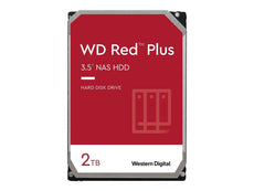 Western Digital Red Plus 2TB 3.5" NAS Internal Hard Drive, 128MB Cache, 5400RPM, SATA/600 - WD20EFZX