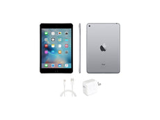 Apple iPad Mini 4 (4th Gen, 2015) 7.9" Touchscreen Tablet, 128GB, Space Gray - IPADM4SG128 (Refurbished)