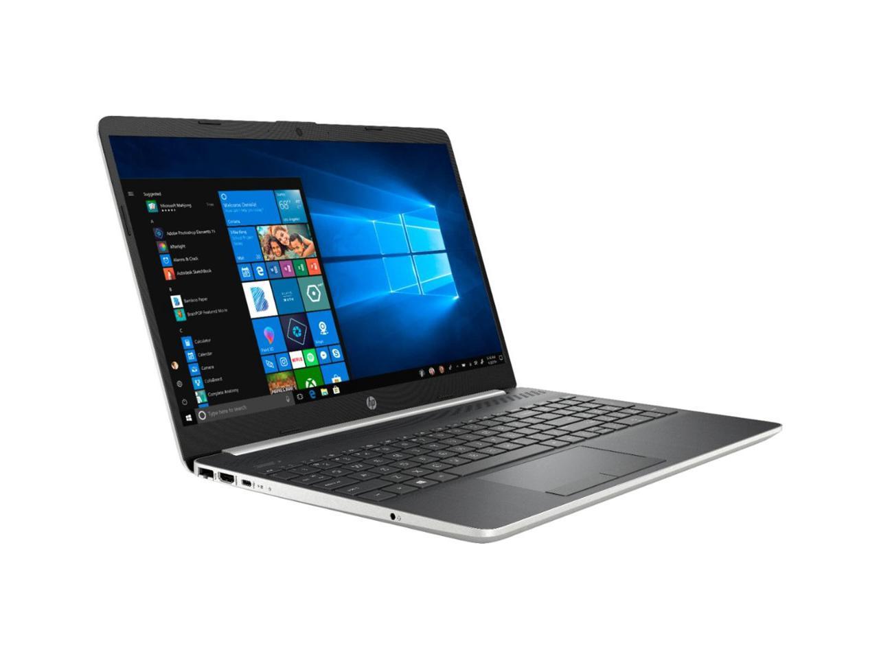 HP 15-dw0043dx 15.6" HD (Touchscreen) Notebook, Intel Core i5-8265U, 1.60GHz, 8GB RAM, 128GB SSD, Windows 10 Home S-Mode - 5VR72UA#ABA (Certified Refurbished)