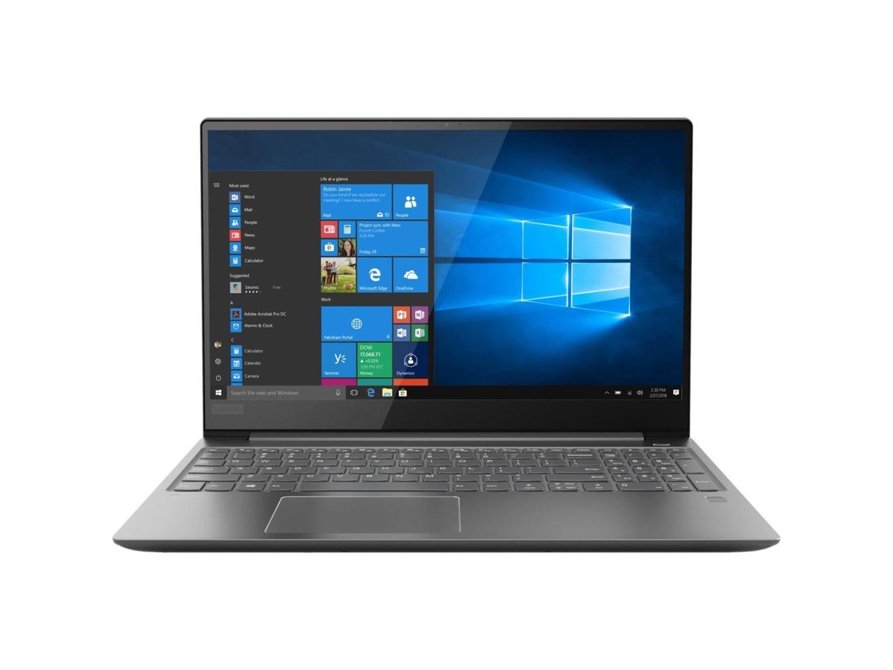 Lenovo IdeaPad 720S-15IKB Laptop, 15.6" 4K Ultra HD (Touchscreen) Display, Intel Core i7-7700HQ, 2.80 GHz, 16GB RAM, 512GB SSD, Windows 10 Home- 81CR0007US