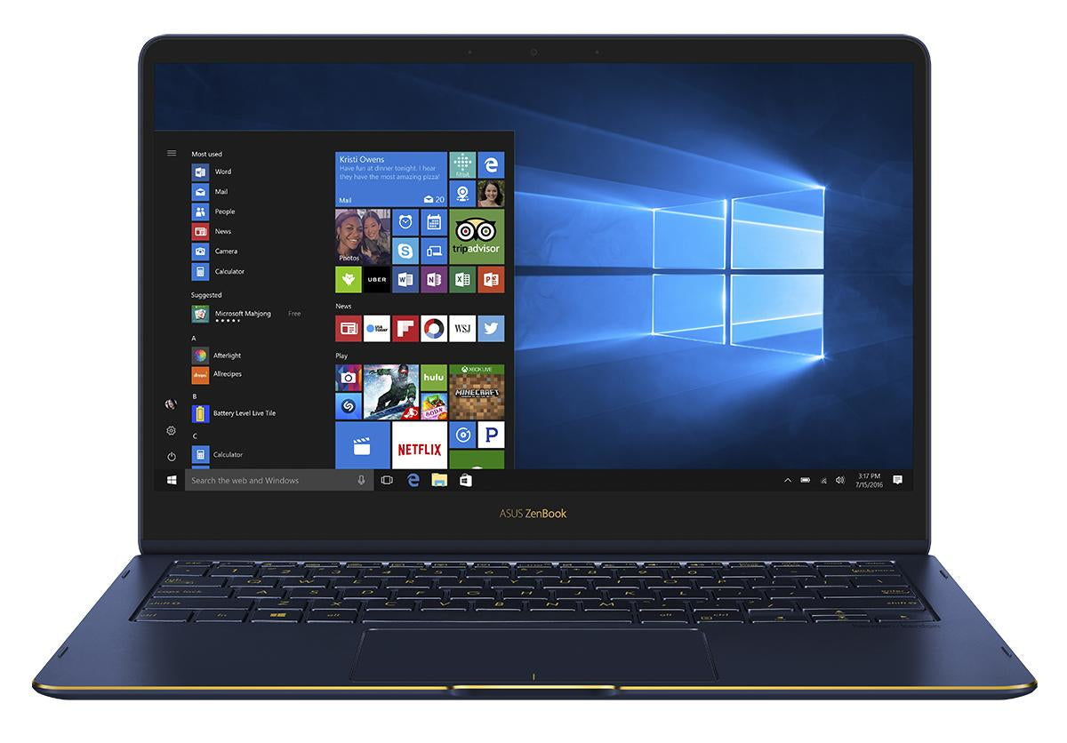 Asus ZenBook Flip S UX370UA-XH74T-BL 13.3" FHD (Touchscreen) Convertible Laptop, Intel i7-8550U, 1.80GHz, 16GB RAM, 512GB SSD, Windows 10 Pro 64-bit - 90NB0EN1-M04530