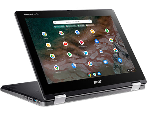 ACER Chromebook Spin 512 R853TA-C7KT 12" HD+ Notebook, Intel Celeron N5100, 1.10GHz, 4GB RAM, 32GB Flash, Chrome OS - NX.A91AA.001