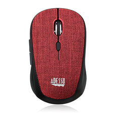 Adesso iMouse S80R Wireless Fabric Optical Mini Mouse, RF, 2.40GHz, 1600dpi - iMouseS80R
