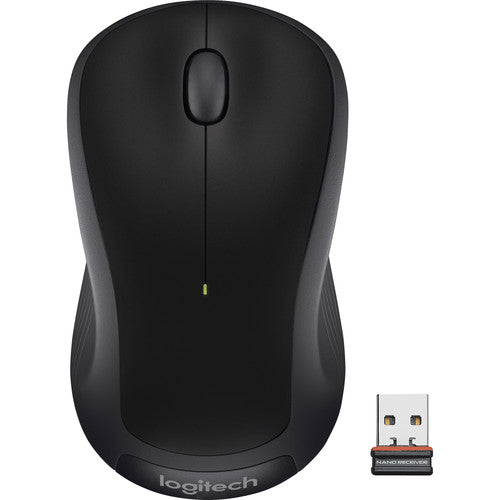 Logitech M310 Laser Wireless Mouse, Optical, RF Wireless, USB, 1000 DPI, Black- 910-004277