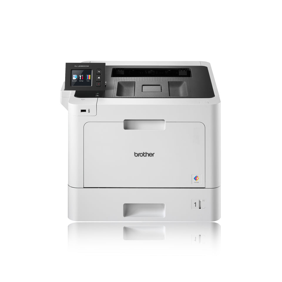 Brother Business Color Laser Printer, 512MB Memory, Ethernet, Wireless Printing, Duplex Printing, Color Touchscreen Display - HL-L8360CDW