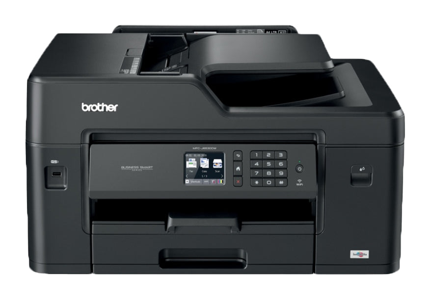 Brother MFC Inkjet All-in-One Color Printer, 128MB Memory, Ethernet, Wireless, Color Touchscreen LCD Display - MFC-J6530DW